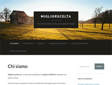 Tablet Screenshot of migliorscelta.it